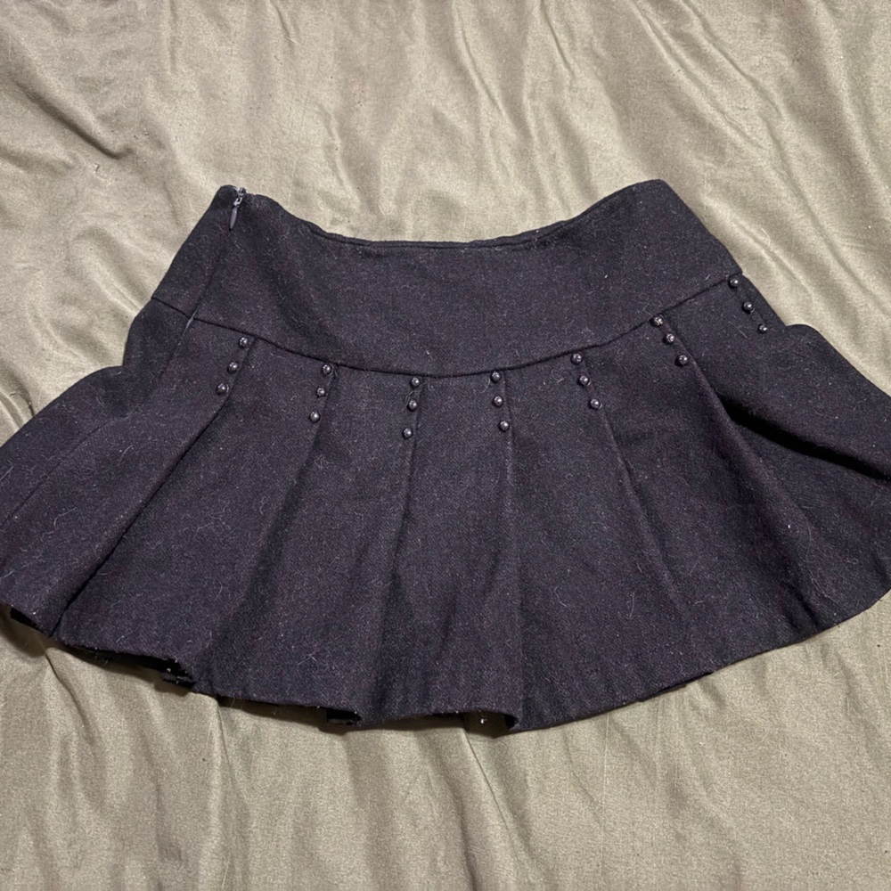 Vintage 2000s pleated micro mini skitt